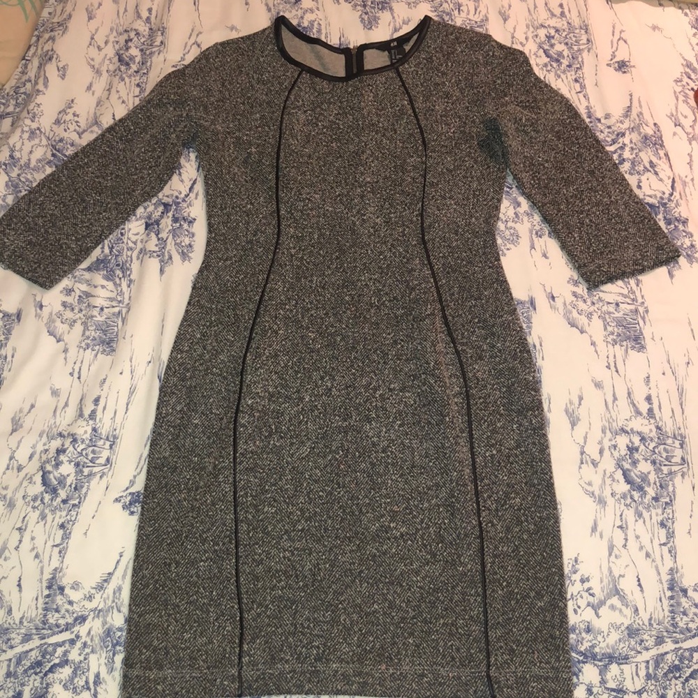 H&M Herringbone Sweater Dress